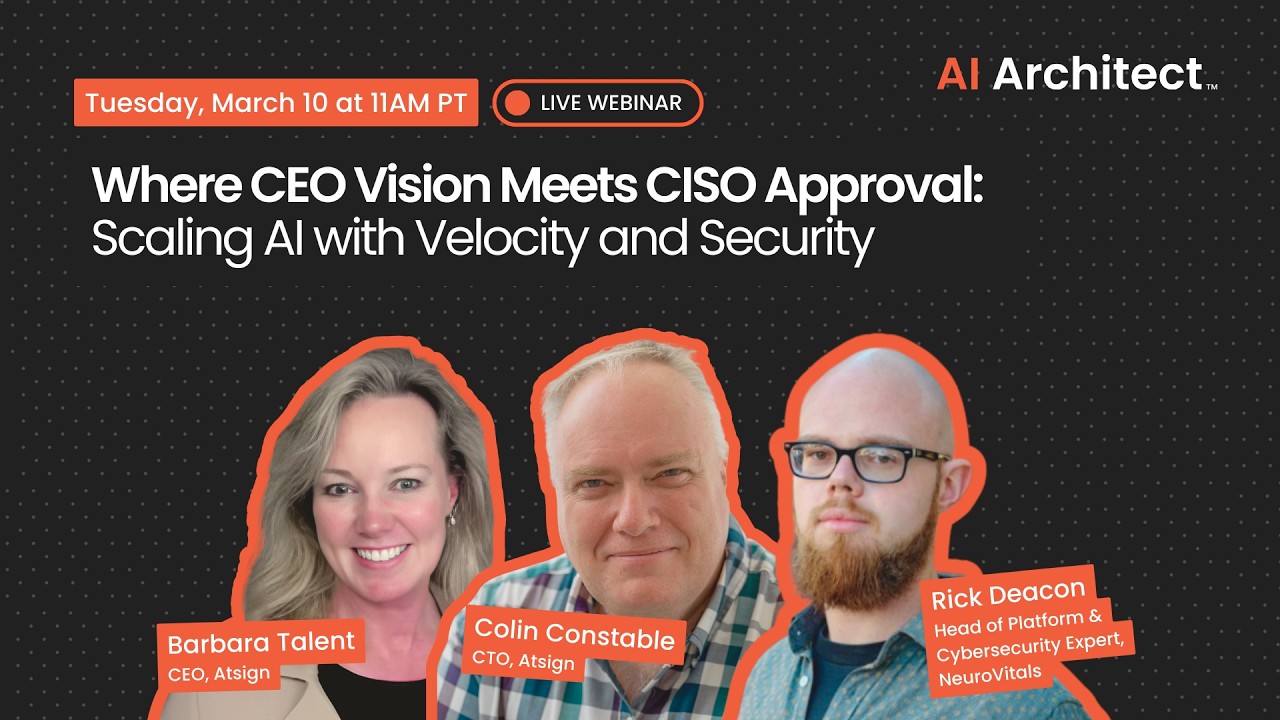 Where CEO Vision Meets CISO Approval: Scaling AI with Velocity and Security