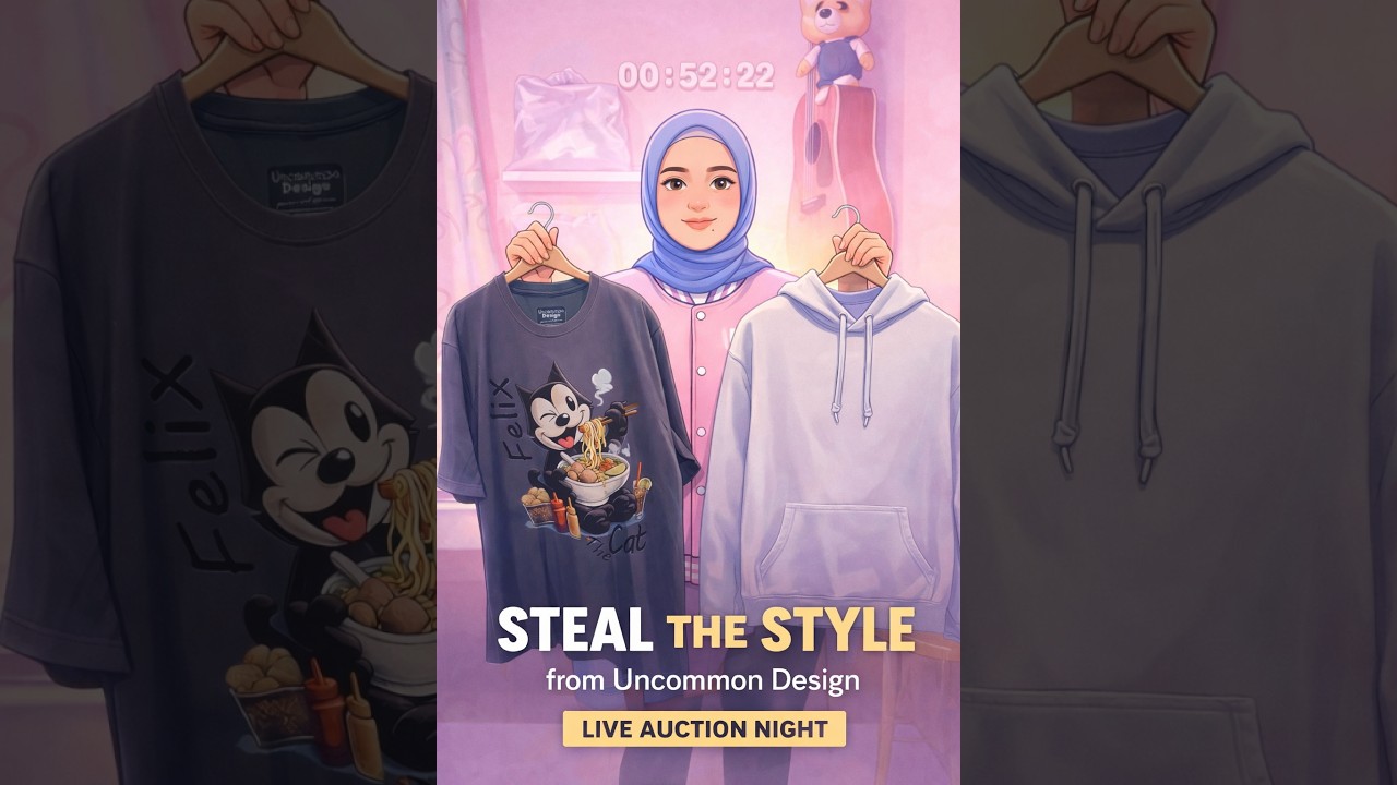 Live Shopping: Uncommon Design Promo + Exclusive Branded Fashion Auction