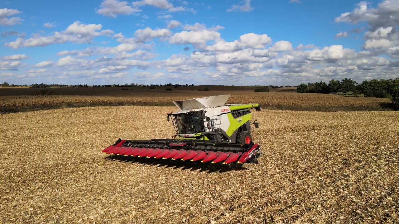 Zapowiedź żniw kukurydzianych w CGFP Wojnowo. John Deere X9, S790 & Claas Lexion 8900. michal98 [4K]