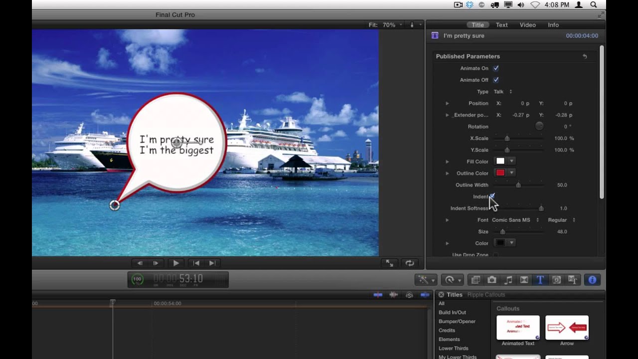 Callouts Tutorial for Final Cut Pro X