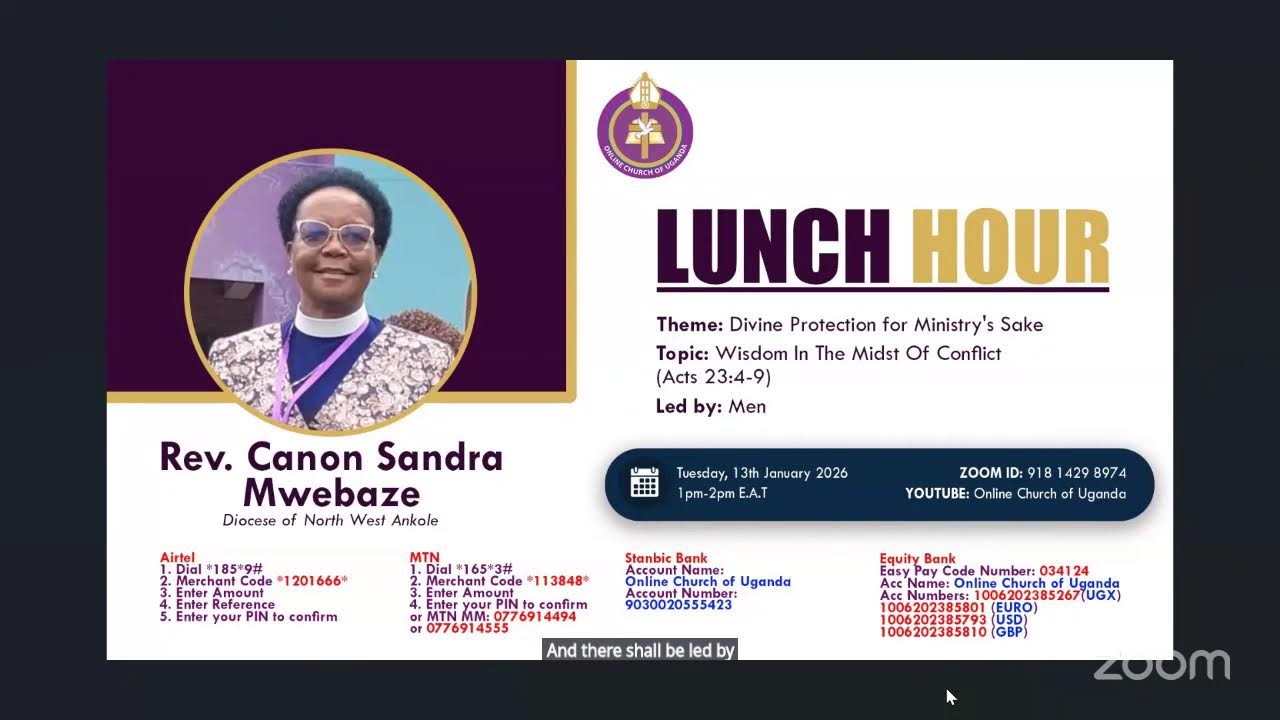 Morning Prayers|13/1/2026|Take Courage(Acts 23:11)|Rev Can. Simon Peter Ddembe Lya Yesu