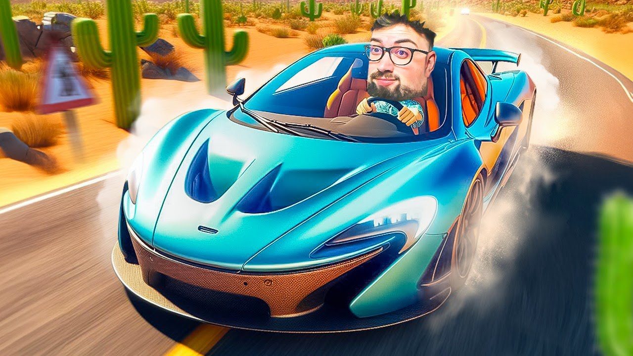 VIAJO 25 KM EN MI NUEVO MCLAREN 😎 | The Long Drive Roblox