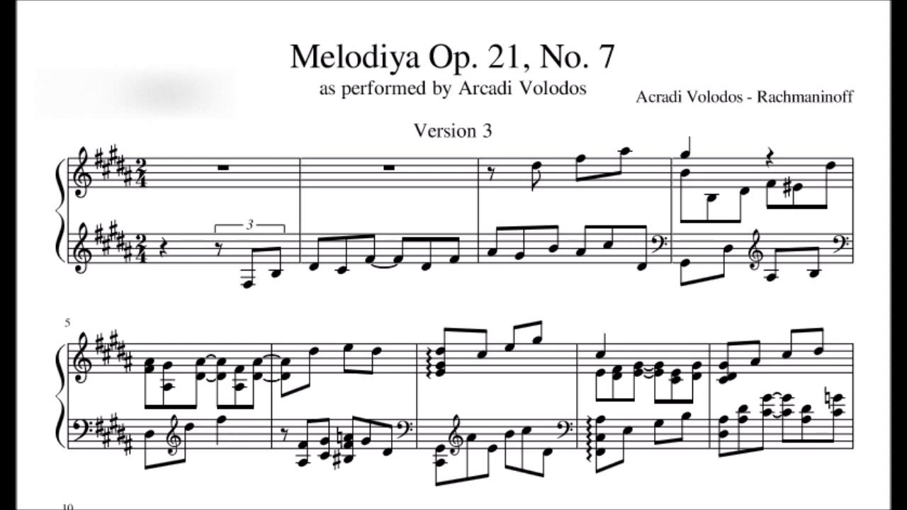 Volodos // Rachmaninoff - Where Beauty Dwells