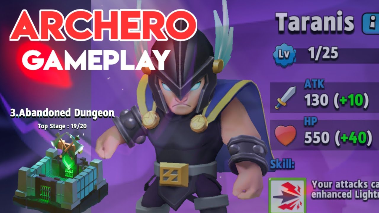 ARCHERO mobile gameplay (level 25)