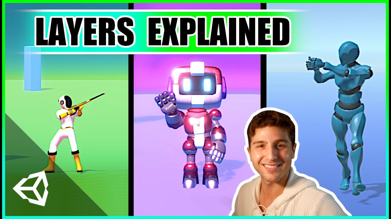 Как анимировать персонажей в Unity 3D | Объяснение слоёв анимации