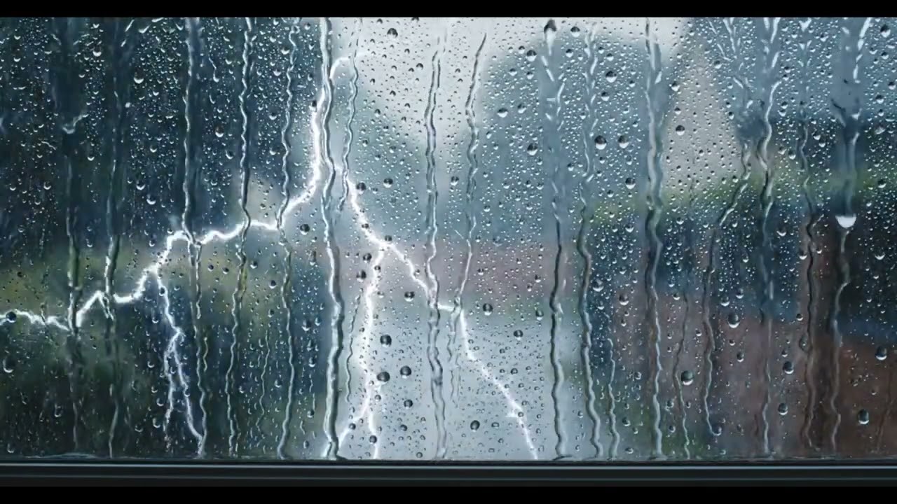 Heavy Rain & Thunder Sounds | Motivation, Relaxing, Reducing Anxiety and ASMR