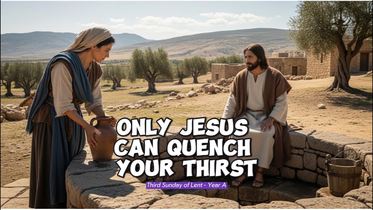 ONLY JESUS CAN QUENCH YOUR THIRST (3rd Sunday of Lent, Year A)