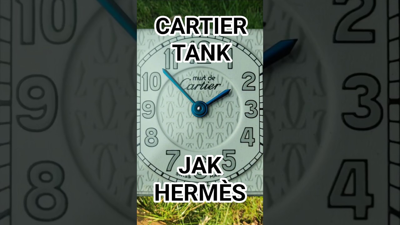 Cartier Tank Must Silver 925 - rzadki Tank w stylu Herm&egrave;s