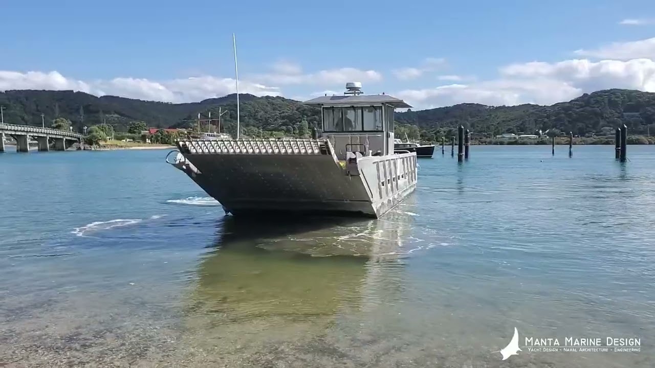 12m Aluminium Landing Craft Barge