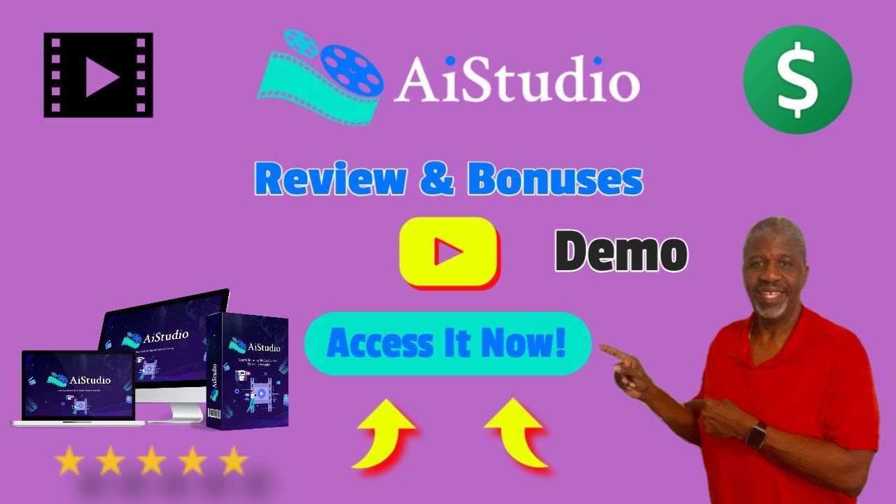 AI Studio Review ⭐BONUSES 👷🏽&zwj;♀️DEMO🎁Create Studio Quality Videos🔥