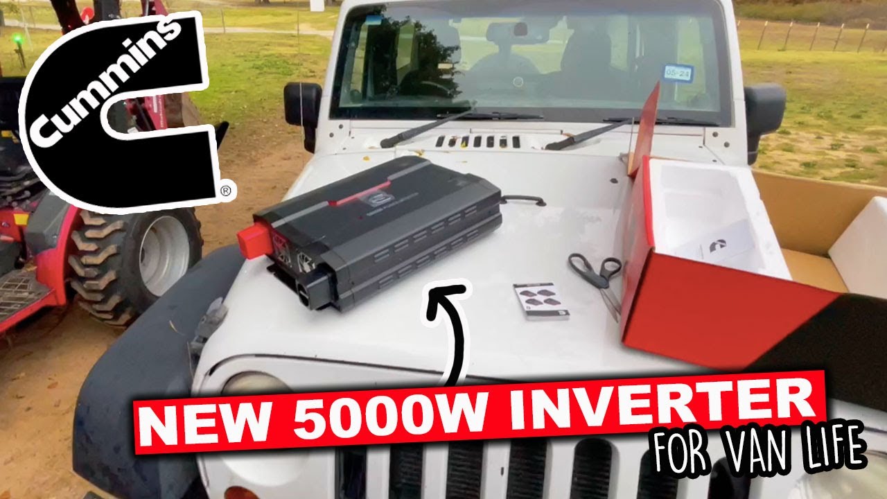 Cummins 5000 W Inverter For Van Life | This Thing Is HUGE!!