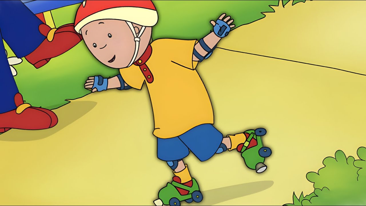 Patines de ruedas Caillou / ¡Di Lechuga! / Caillou intenta silbar | Clásicos de Caillou