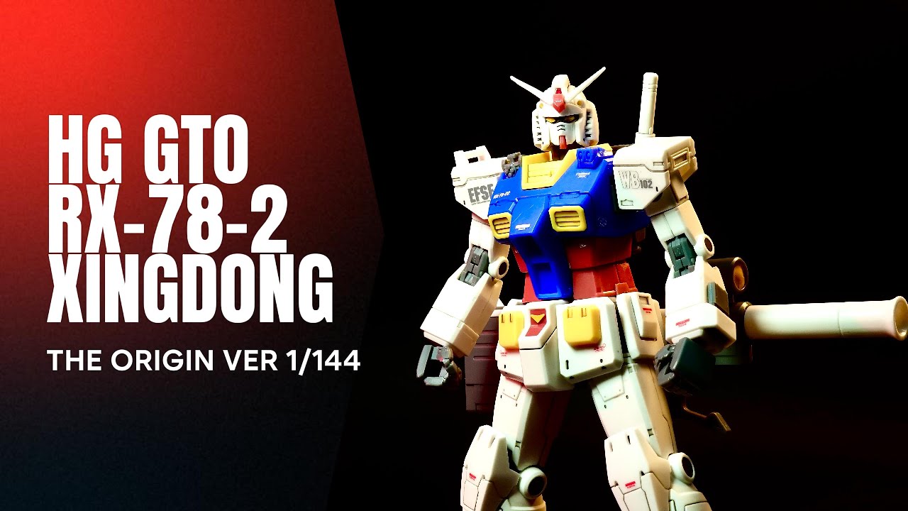 GUNDAM RX 78-2 | HG 1/144 | GTO | The Origin | SPEED BUILD| ASMR BUILD | XINGDONG | BOOTLEG|