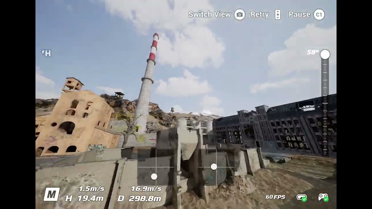 Drone "inverted flight" is possible (only in DJI VIRTUAL FLIGHT app)