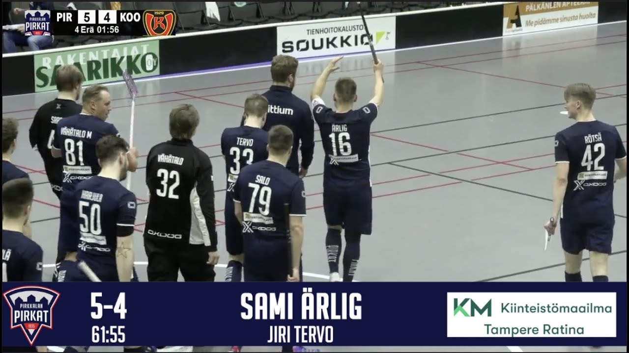 Maalikooste Pirkat Miehet - Koovee 5-4 JA (23.2.2022)