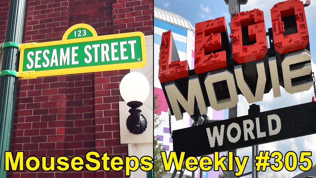 MouseSteps Weekly #305: Lightning McQueen DHS Preview; Sesame Street at SeaWorld; LEGO Movie World
