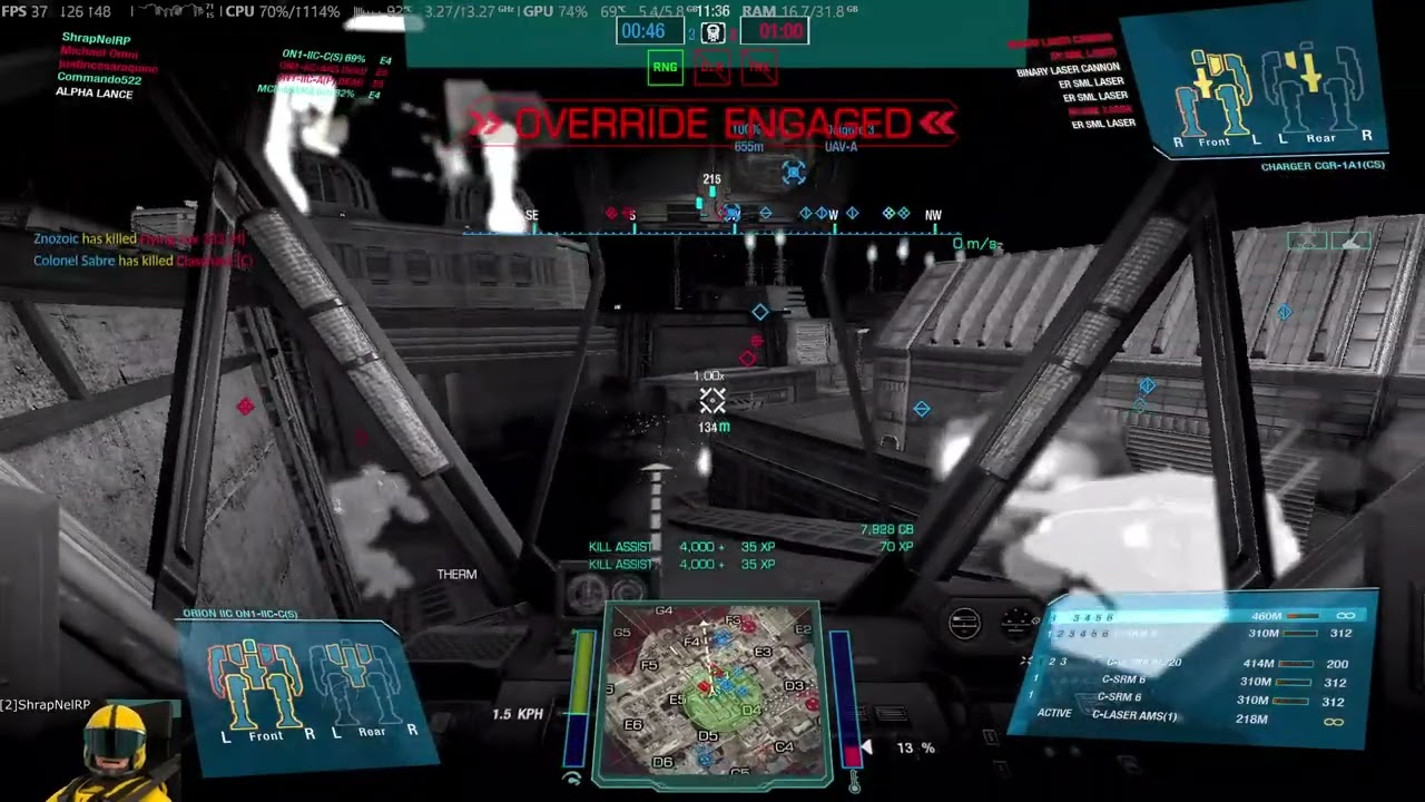 Unfinished Tales 96 - Orion IIC-C(S) - 703 Damage, 1 Kill (Feed - ShrapNelRP)