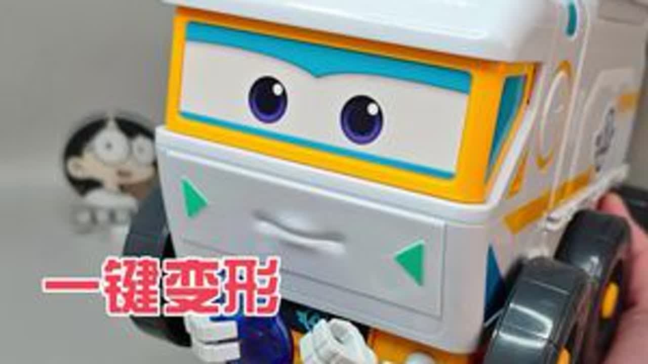 【紫羽】一键变形超级飞侠路奇太空车玩具#奥迪双钻 #超级飞侠 #银河特派队 #变形车 #创意玩具