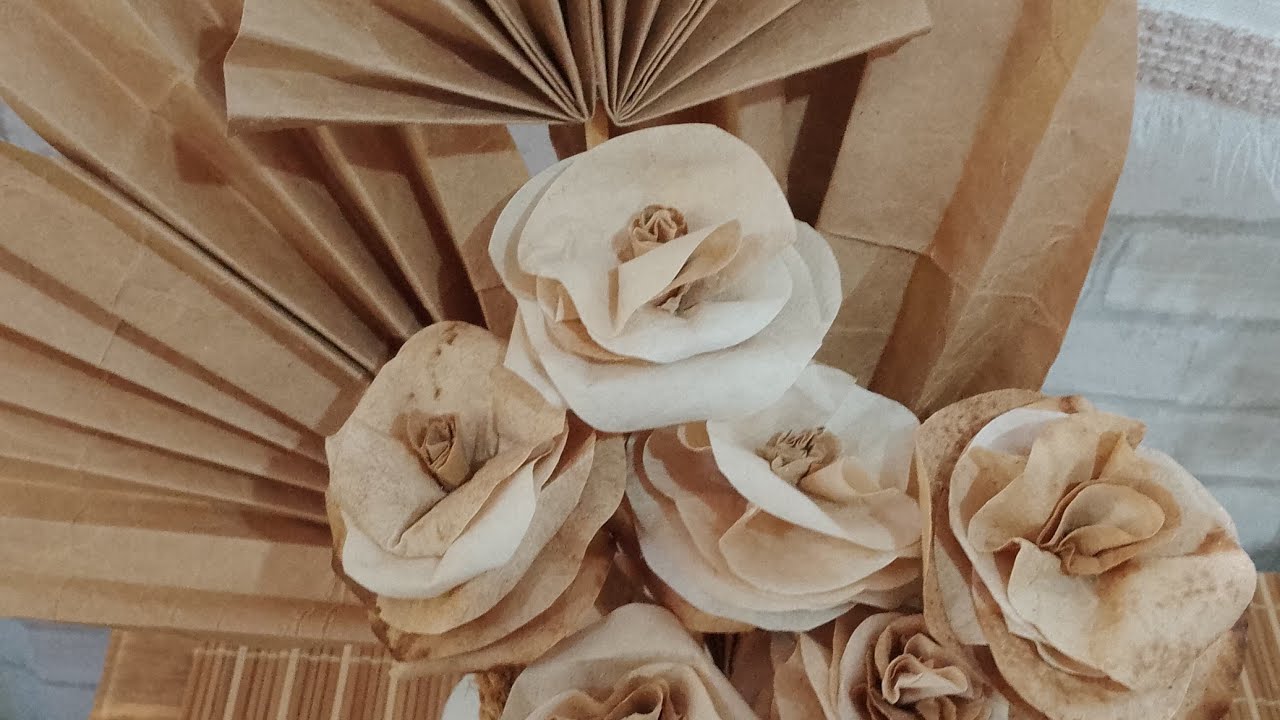 # COMO FAZER FLORES DE  OUTONO COM FILTRO De CAFÉ /Passo a Passo