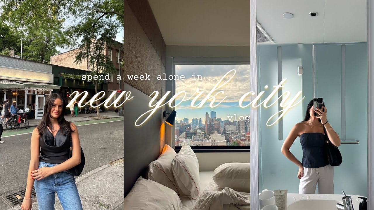 a week alone in NYC🗽🚕🏙️ | nyc tech week vlog