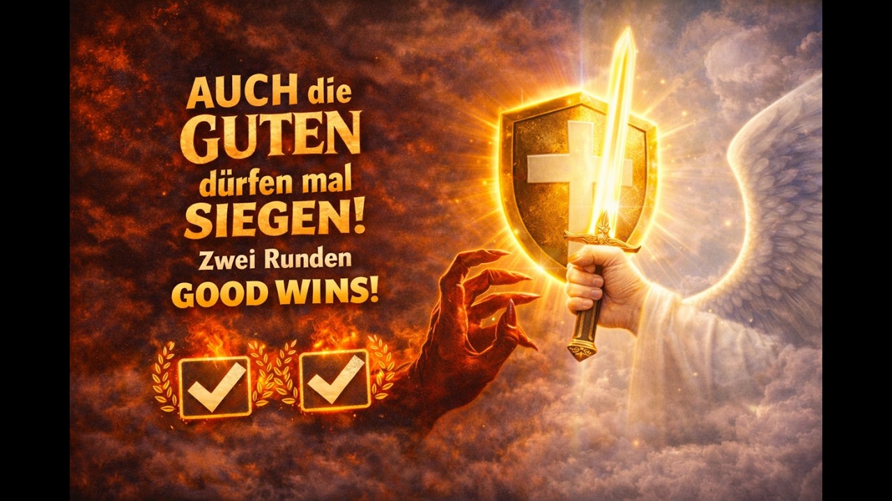 Auch die Guten 😇 dürfen mal Siegen! 2 Runden GOOD WINS!