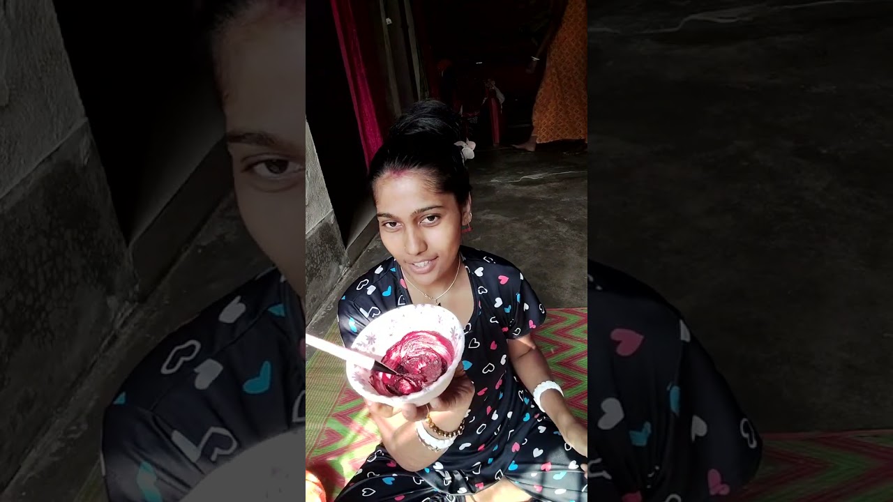 First time beetroot apply on my face #hairtutorial#hairgoals#hairstylingtips#longhairstyles