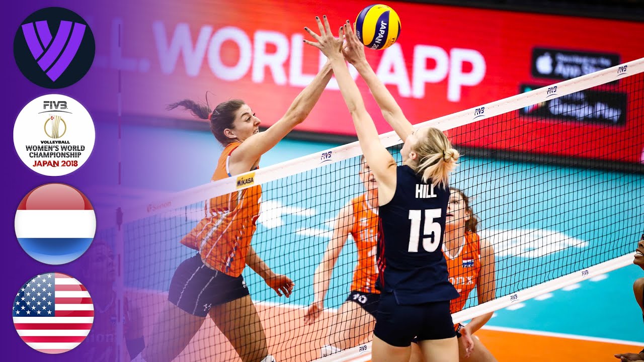 Netherlands 🆚 USA - Full Match | Women’s World Champs 2018