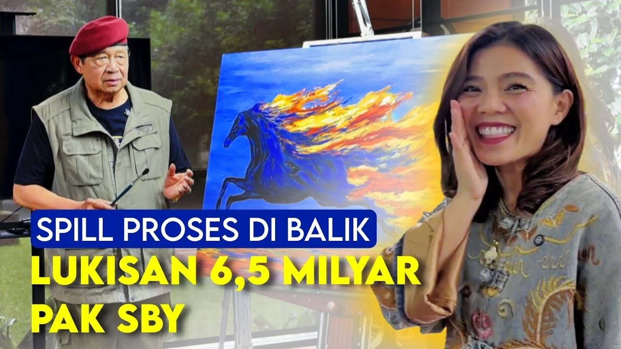 Setelah Lihat Langsung Prosesnya, Saya Paham Kenapa Lukisan Pak SBY Ini Laku 6,5 Miliar!
