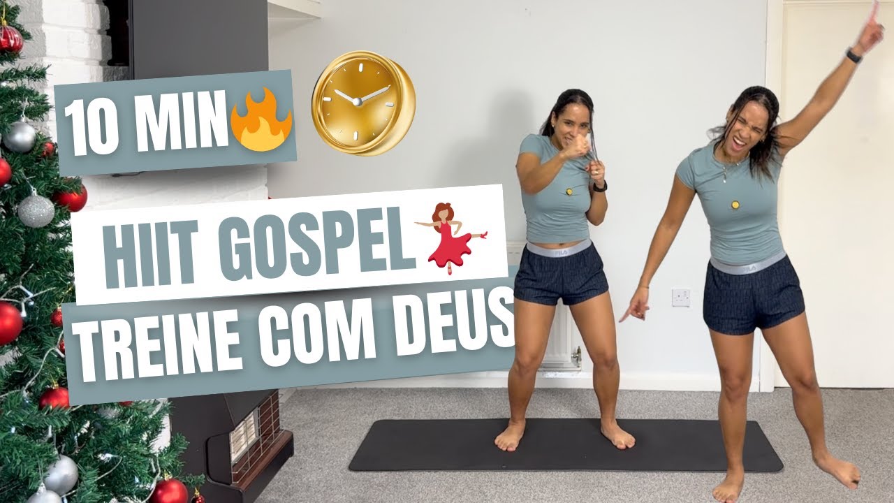 HIIT Gospel 10 Min | Queime Gordura Louvando ao Senhor 🔥🙌🏽