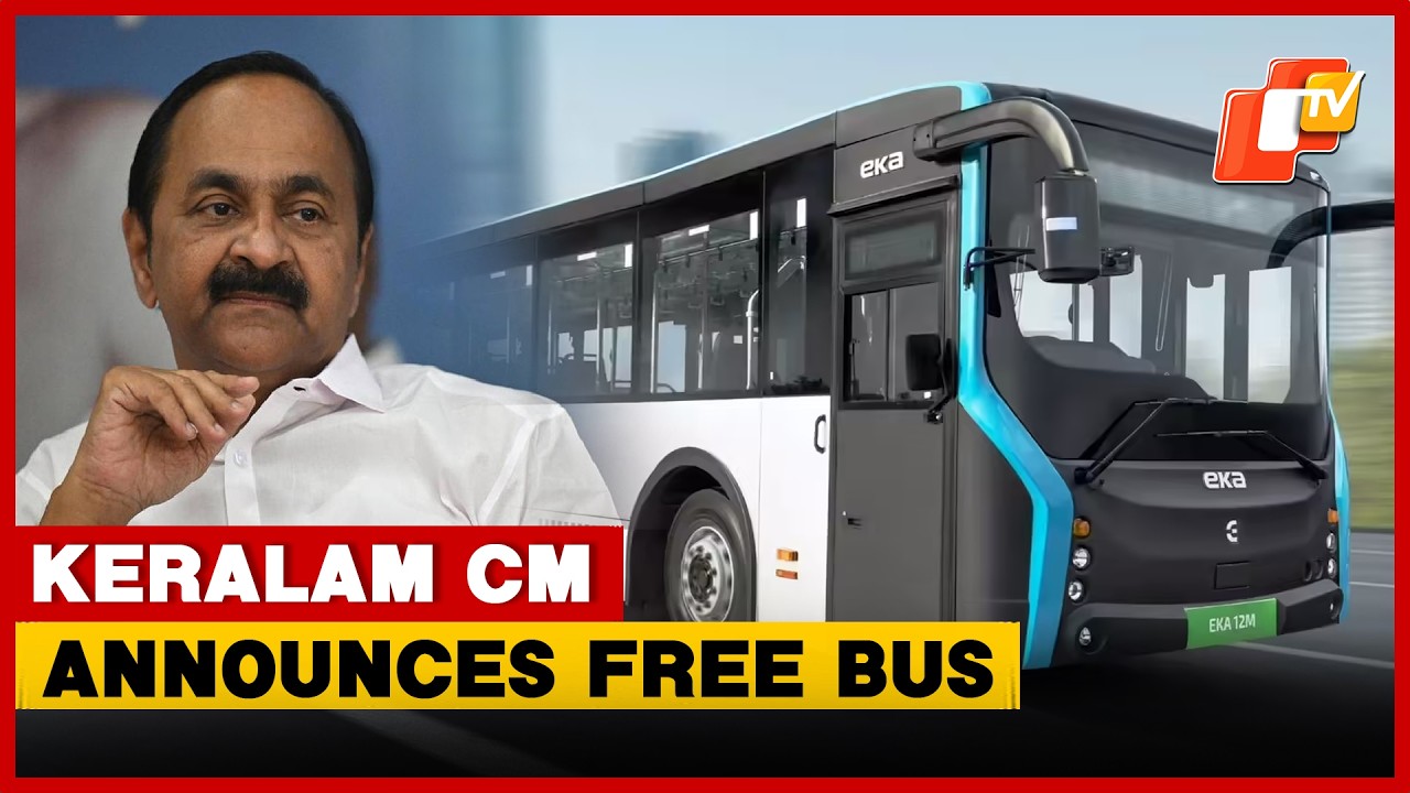 Keralam CM VD Satheesan Announces Indira Guarantees, Free Bus