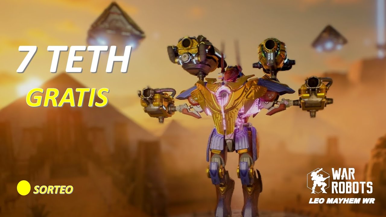 [WR] Draw of 7 TETH Robots (How to Participate) | War Robots #warrobots #leomayhemwr