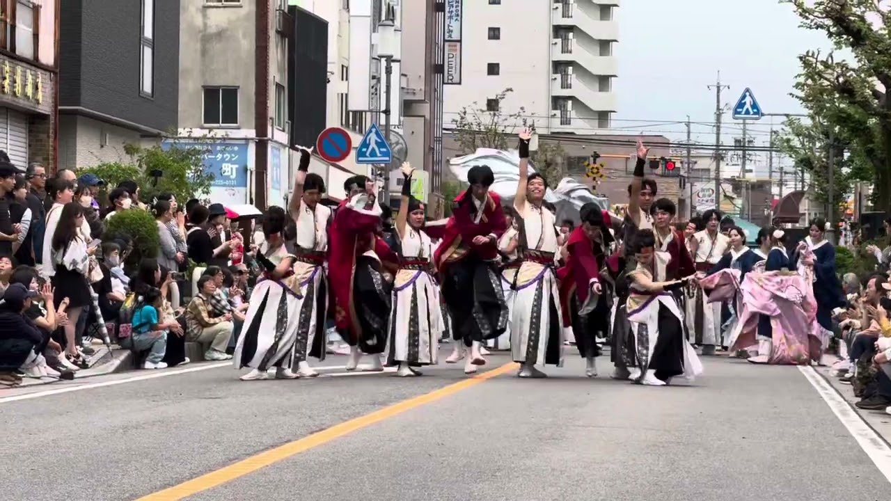 安濃津よさこい2025.10.12 『四季舞』さん　津新町通り会場