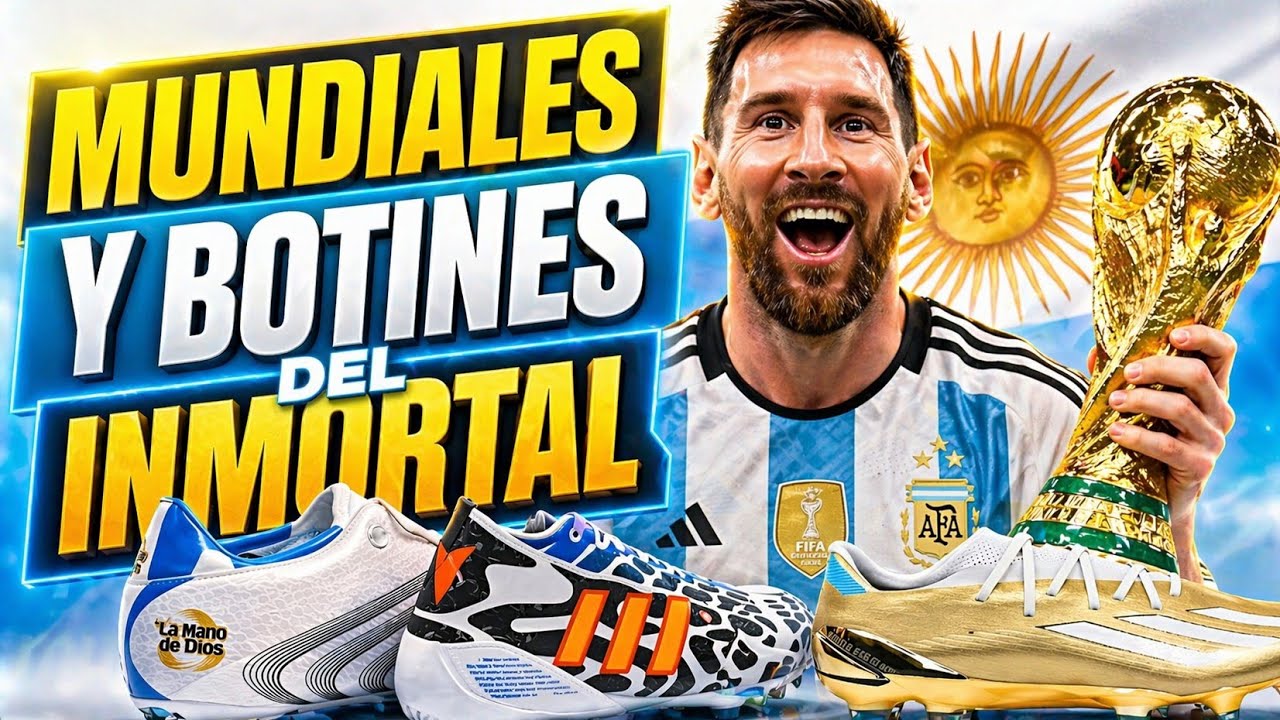 Recordando los Mundiales y Botines de Lionel Messi | WorldCup | FIFA | Nostalgia Futbol