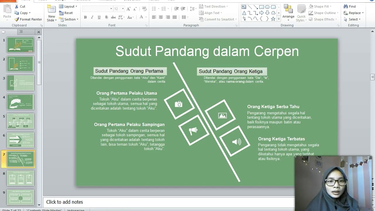 BELAJAR SUDUT PANDANG ITU MUDAH!!! (PEMBELAJARAN BAHASA INDONESIA SMP/MTs KELAS IX BAB CERPEN)