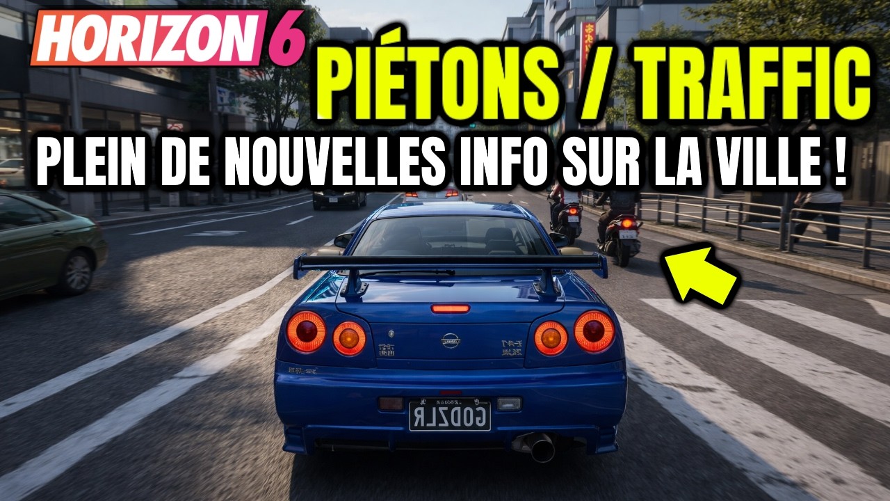 FORZA HORIZON 6 : LA VILLE VA ÊTRE ULTRA DÉTAILLÉE & Y'AURA DES PIÉTONS ET PLUS DE TRAFFIC !