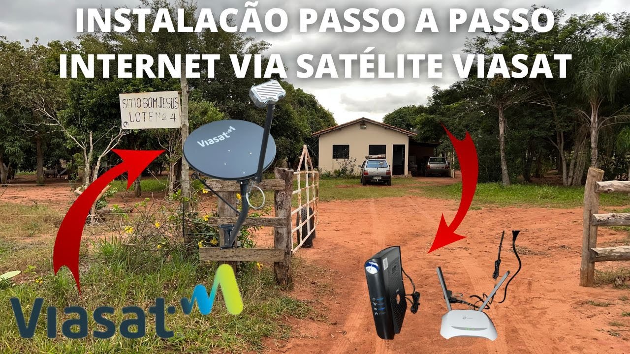 INSTALACÃO DEU BOM  INTERNET VIA SATÉLITE VIASAT