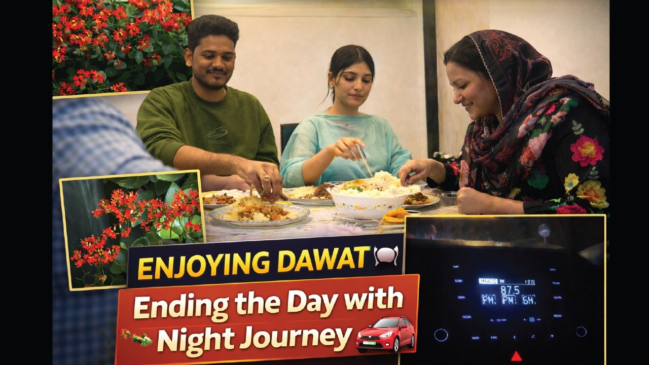 Unexpected Night Journey 😱 2 AM Drive to Vadodara | Family Vlog #dailyvlog #food 