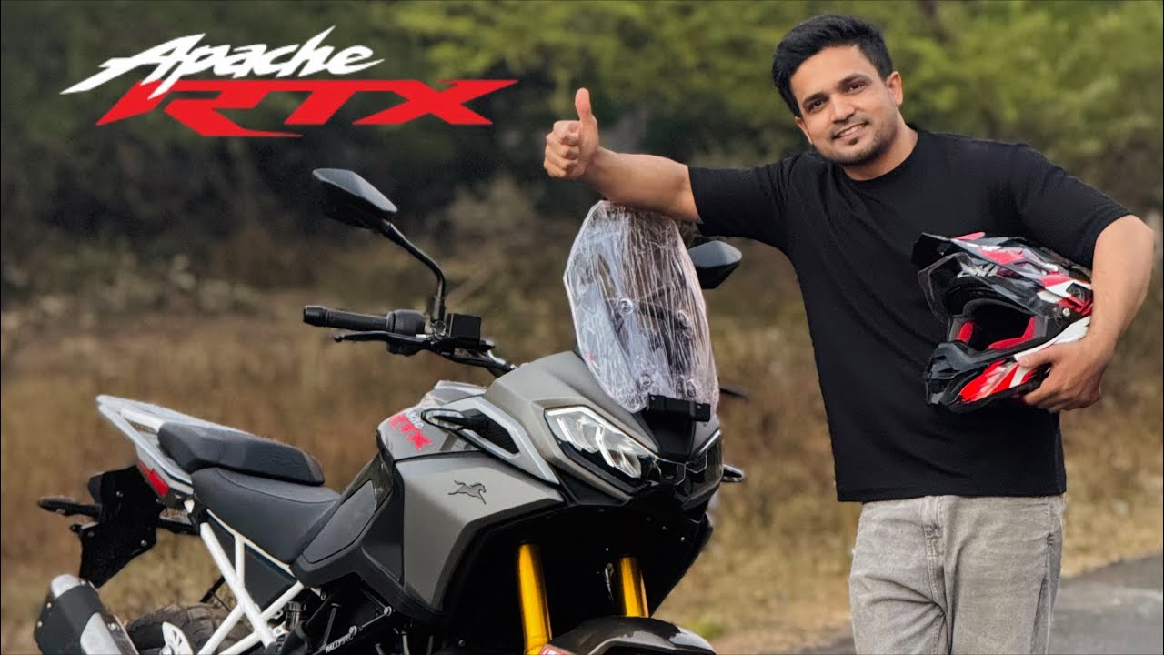 Is APACHE RTX300 is a good Adventure motorcycle?by Faraz Stunr Rider #rtx300 #apachertx300 