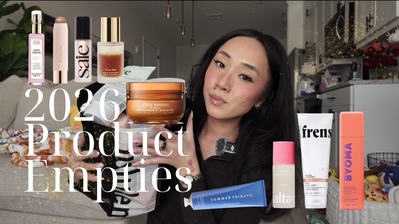 PRODUCT EMPTIES | Skincare & Makeup I FINISHED in 2026 + What is worth repurchasing?!