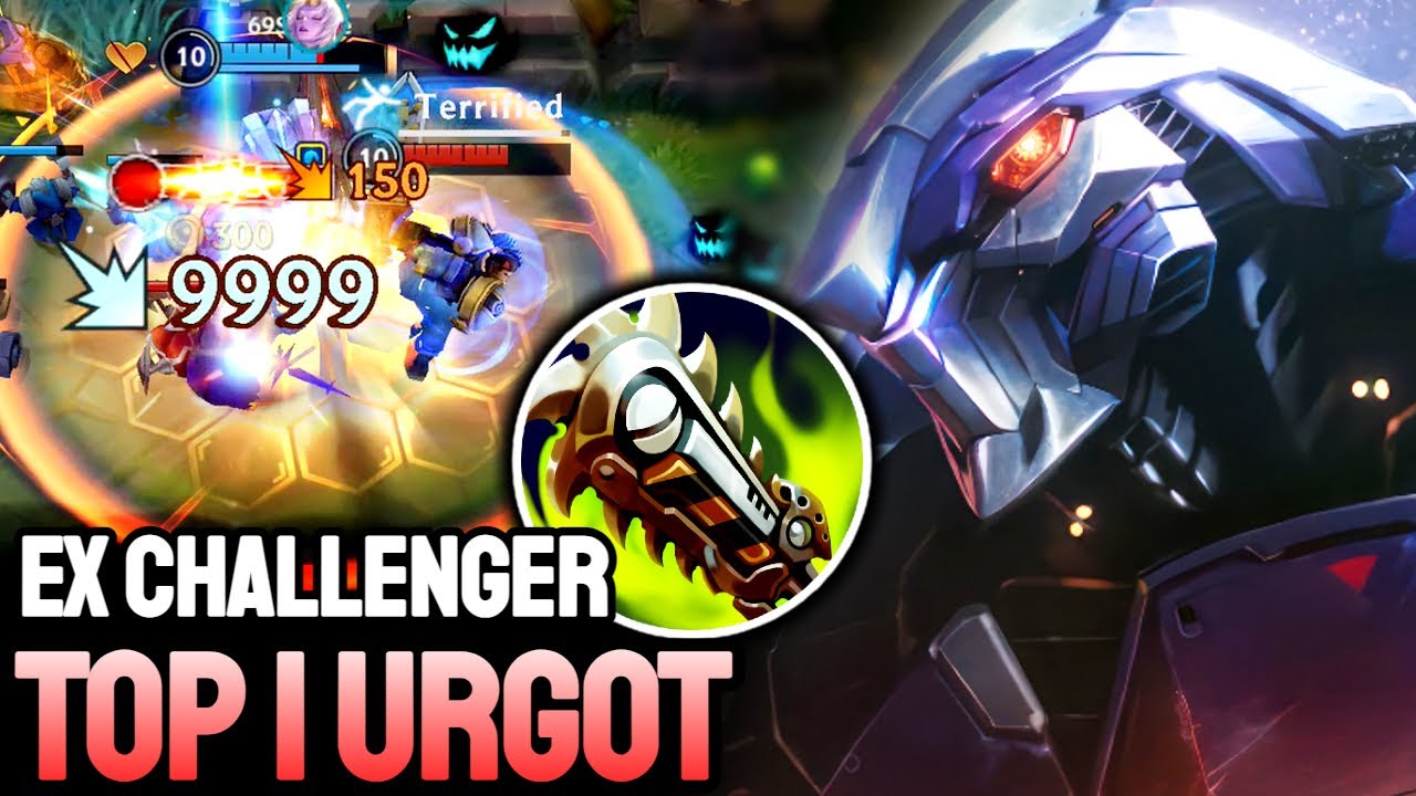 WILD RIFT URGOT - TOP 1 URGOT GAMEPLAY - EX CHALLENGER RANKED