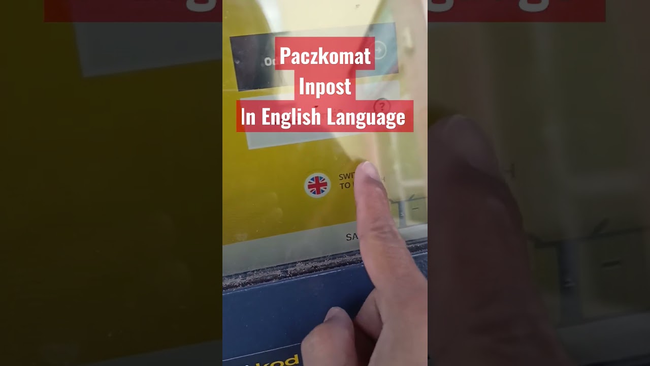 How to open box Paczkomat InPost in Poland 