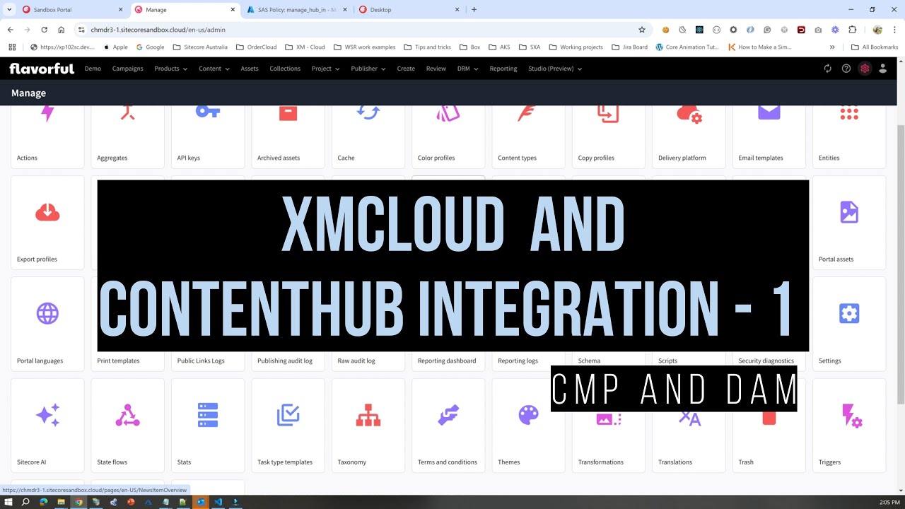 Sitecore XM Cloud Series - Video 9 | XMCloud and ContentHub Integration - Part 1