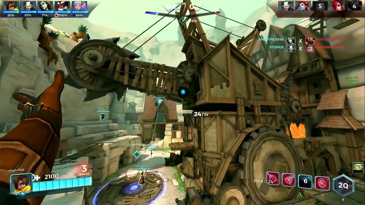 Kinessa Gameplay with Stunck ★ Paladins