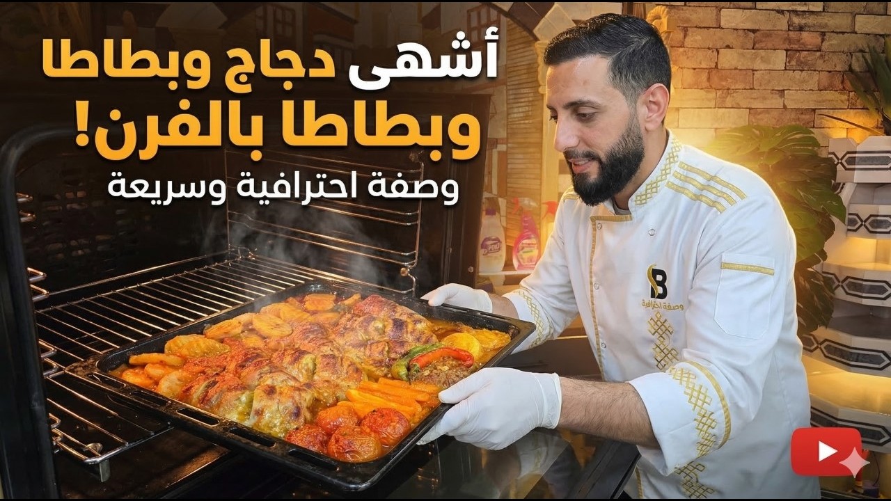 السر الحقيقي لنجاح صينية الدجاج والبطاطا بالفرن.. تتبيلة خطيرة ولون ذهبي قرمشة خيالية!