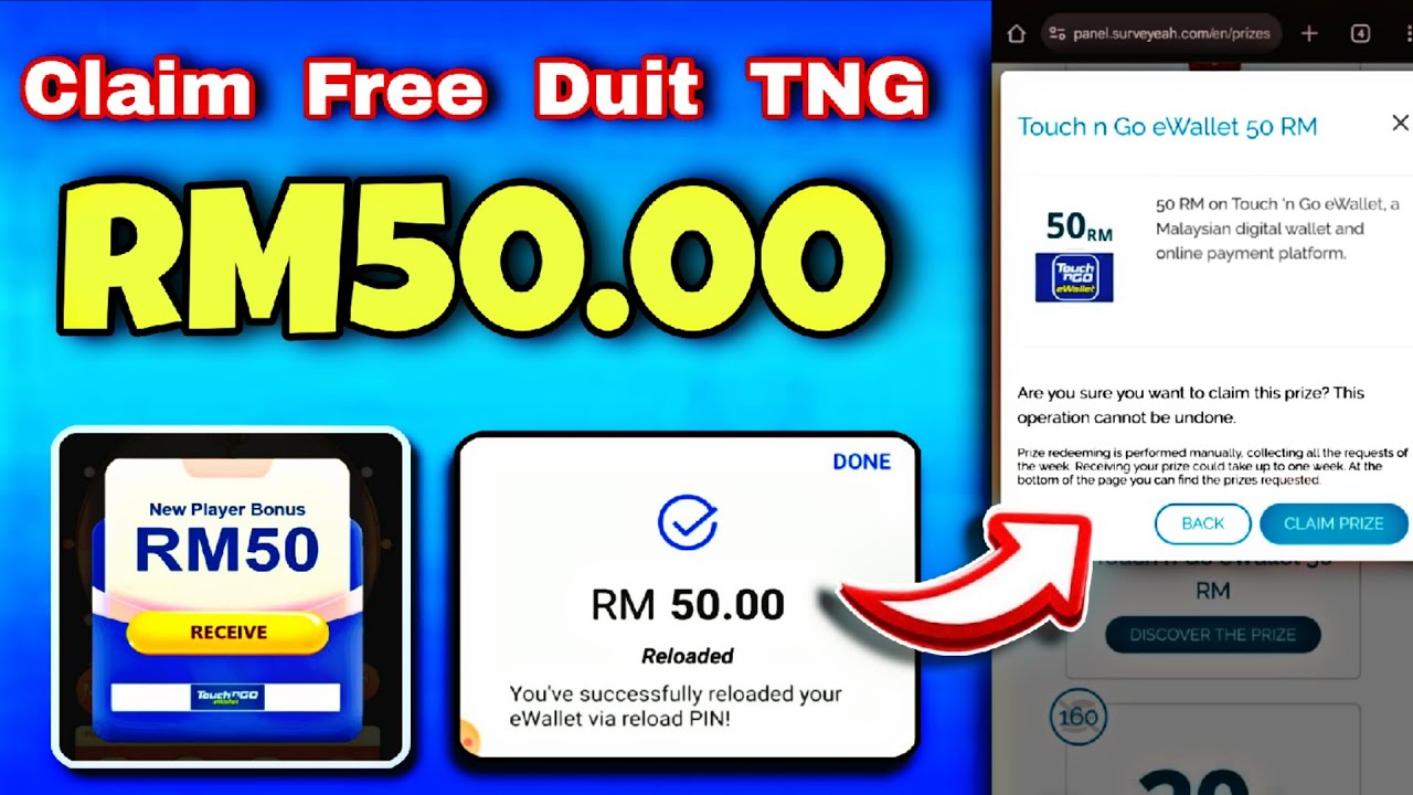 Regsiter Now !! Tanpa invite ? Claim RM50 duit tng ewallet 2026