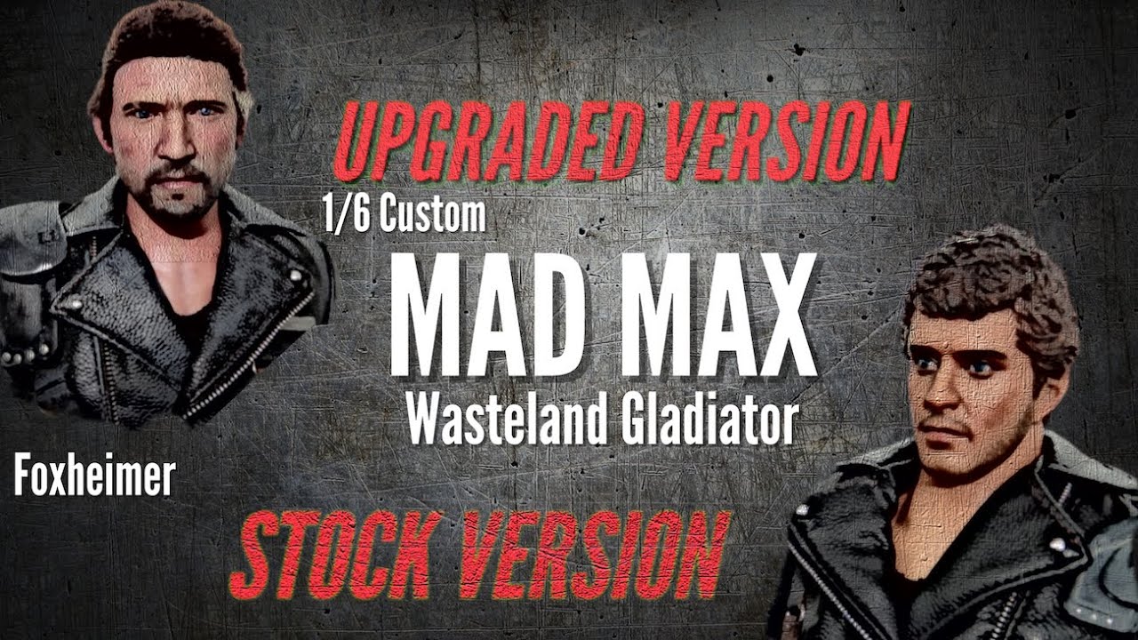 1/6 Mad Max Action figure custom Head Sculpt Mel Gibson Wasteland Gladiator upgraded Review SOLD