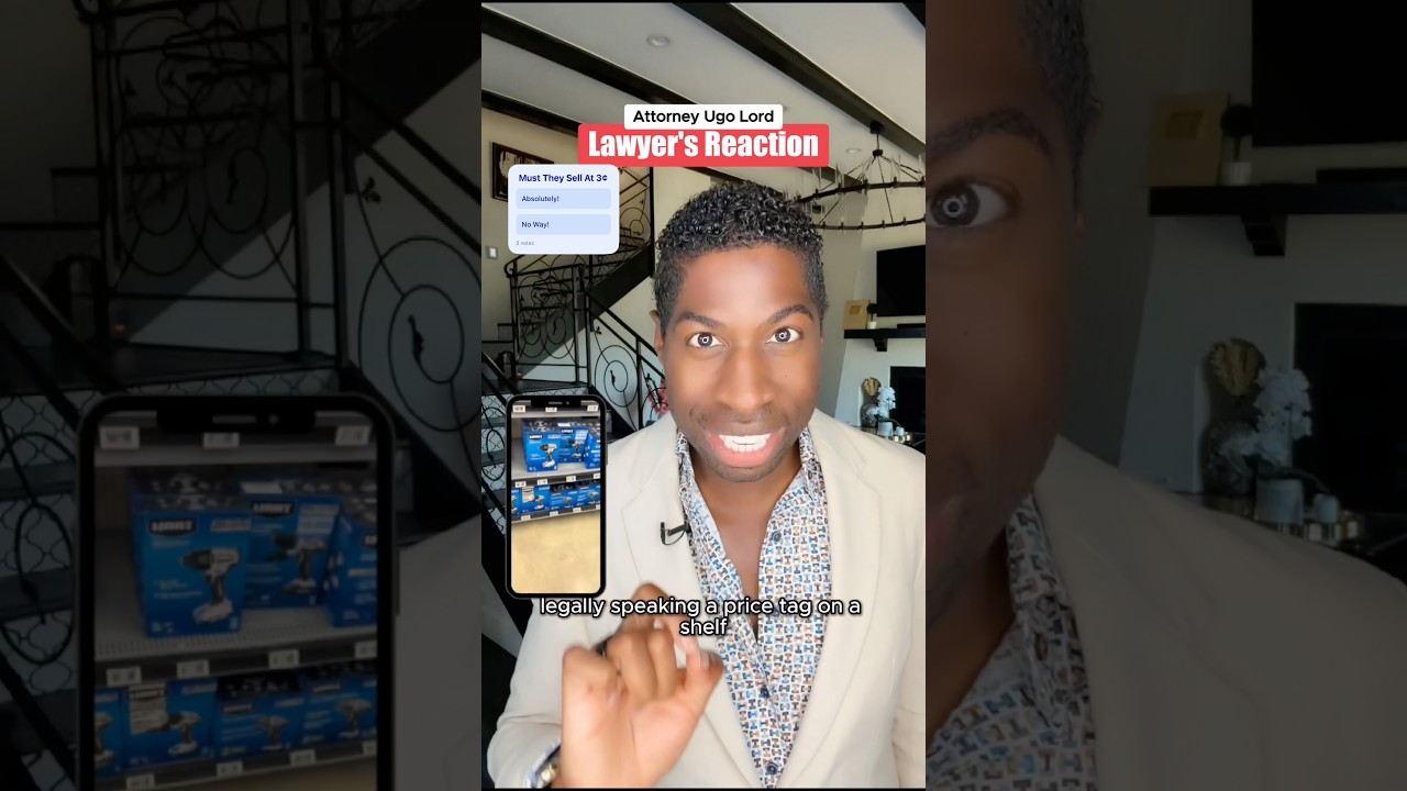 Walmart Marks $169 Drills for Only 3&cent;! &mdash; Must They Honor It? Attorney Ugo Lord Reacts!