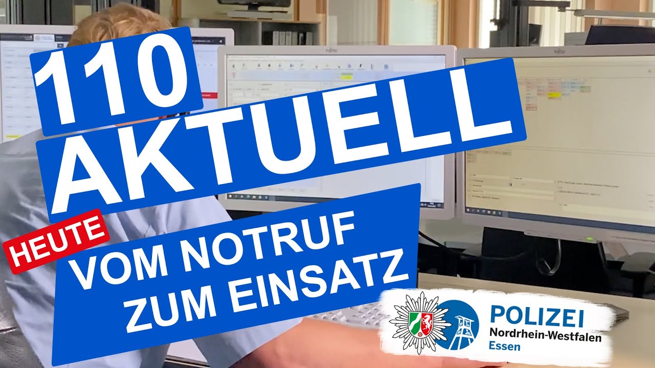Notruf - 110 Aktuell! - Ihre Polizei in 110 Sekunden I Polizei NRW Essen