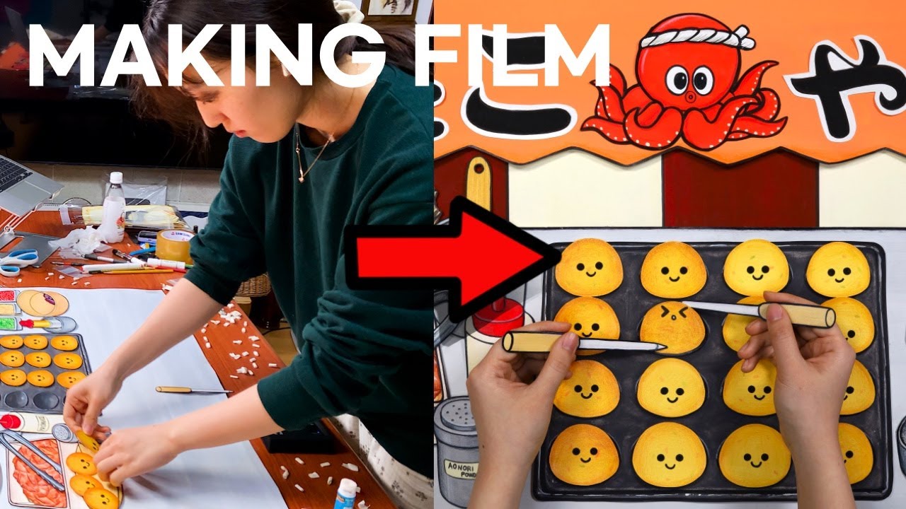 타뀨야끼 스톱모션 메이킹 필름! Takkyuyaki Stopmotion Making Film!
