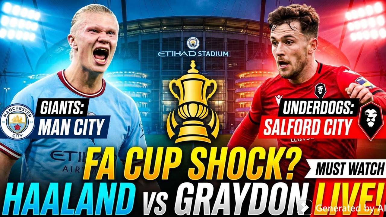 Manchester City vs. Salford City FA Cup Clash!